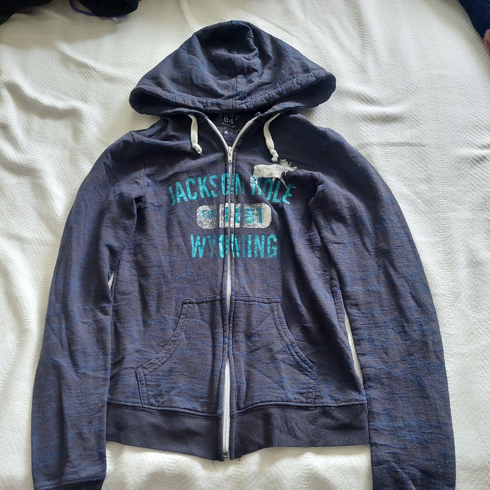 Dark blue sweater, girls medium or womens XS